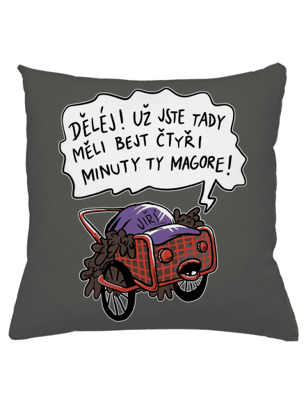 Jiří kára polštář Gray Pol