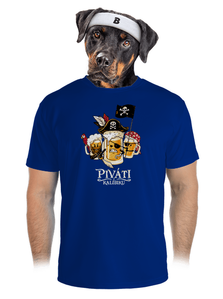 Piváti z Kalibiku pánské sportovní tričko Royal Blue Mal