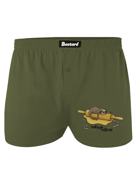 Miluju válení pánské trenky Khaki