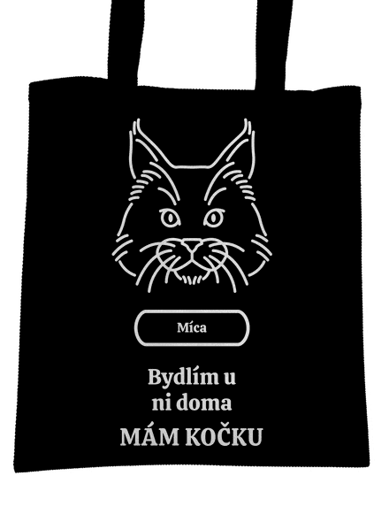 Nemůžu, mám kočku taška Black