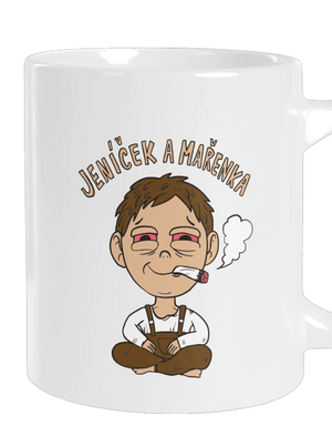 Jeníček a mařenka velký hrnek White