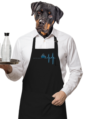 Coffee help zástěra Black