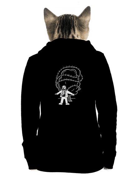 Cimrman: MŇ MŇ MŇ dámská mikina na zip Black