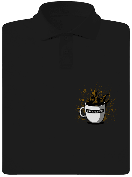 Hackpresso  pánská polokošile Black