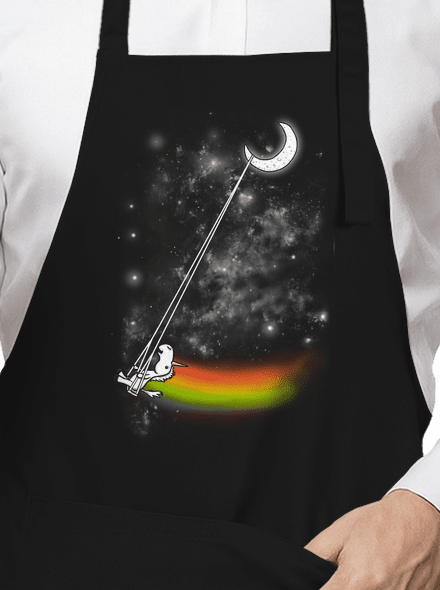 Unicorn Universe zástěra Black
