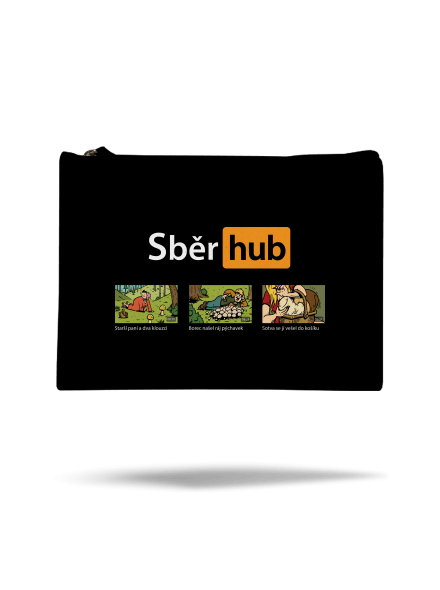 Sběr hub taštička Black