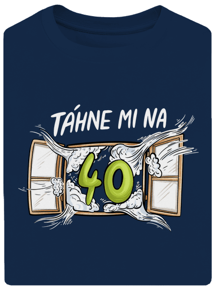 Táhne mi na unisex tričko oversized Midnight Blue