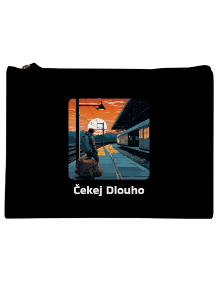 Čekej dlouho taštička Black