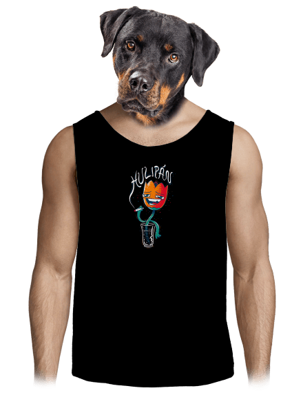 Hulipán pánské tílko Black
