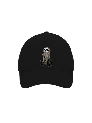 Lenochod kšiltovka baseballka Black