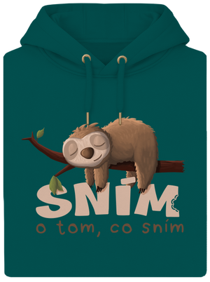 Sním o tom, co sním unisex mikina premium Emerald Green