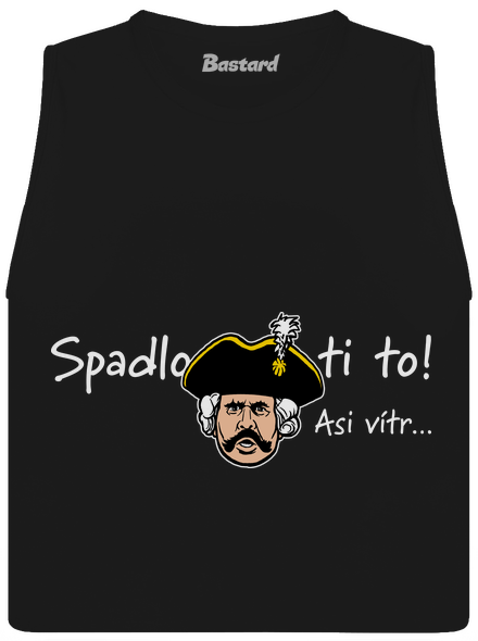 Spadlo ti to dámské tílko volné Black