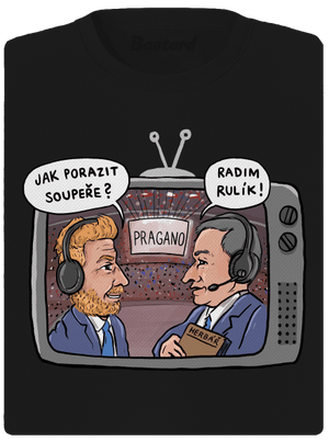 Radim rulík dámské sportovní tričko Black