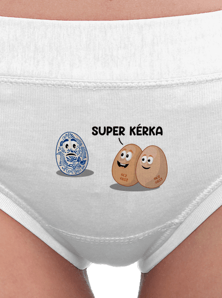 Super kérka dámské kalhotky White