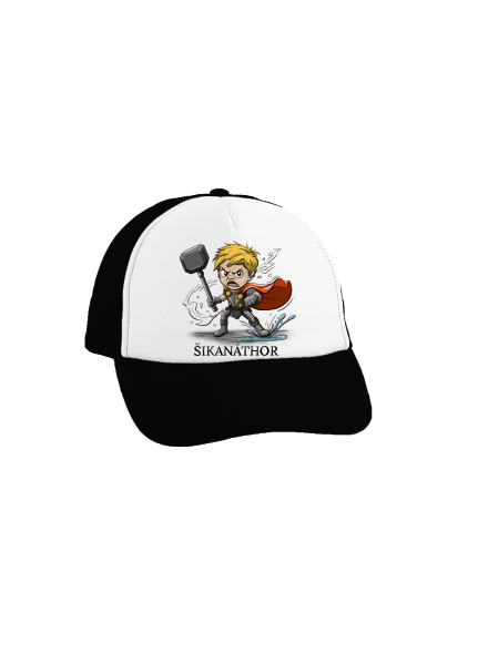 ŠikanáThor kšiltovka truckerka Black cap