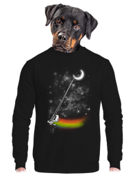 unisex mikina bez kapuce