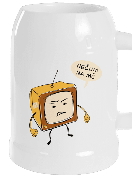 Nečum na mě půllitr White
