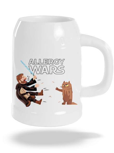 Allergy Wars půllitr White