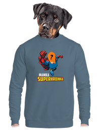 unisex mikina bez kapuce