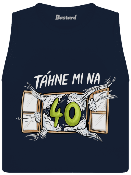 Táhne mi na dámské tílko volné Navy
