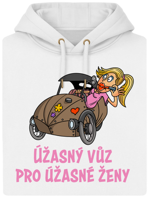 Velorex unisex mikina premium Snowwhite