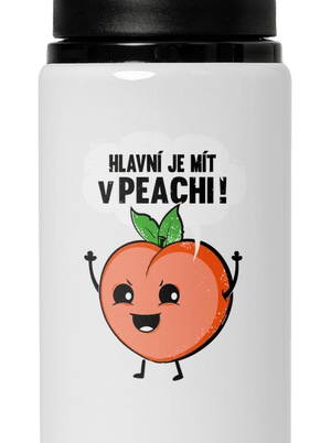 V peachi lahev na vodu White