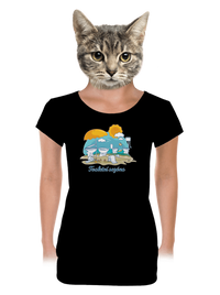 dámské tričko s lemem