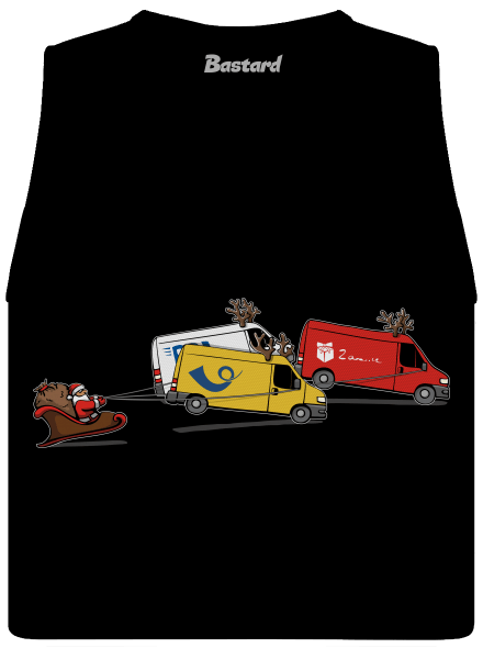 Santa se soby dámské tílko volné Black