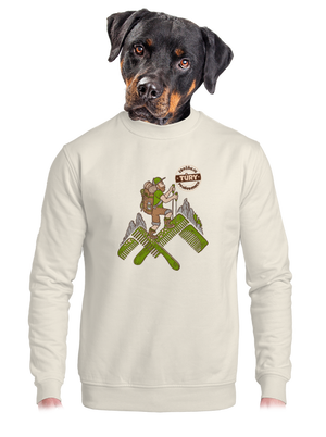 unisex mikina bez kapuce
