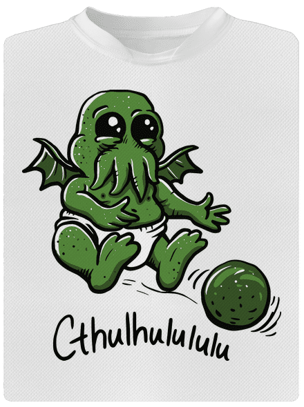 Cthulhululu dětské sportovní tričko White