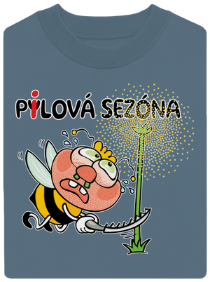 Pylová sezóna unisex mikina bez kapuce Nordic Blue