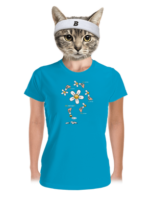 Má mě rád dámské sportovní tričko Blue Atol