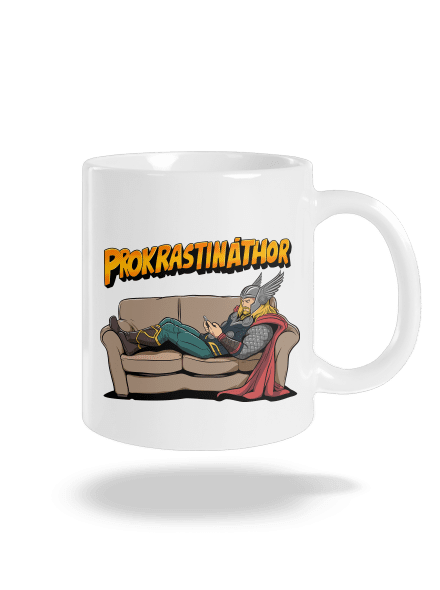 Prokrastináthor klasický hrnek White