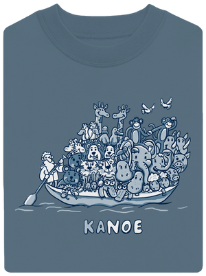 Noemova archa unisex mikina bez kapuce Nordic Blue