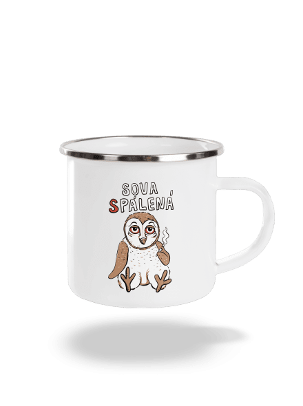 Sova Pálená plecháček White