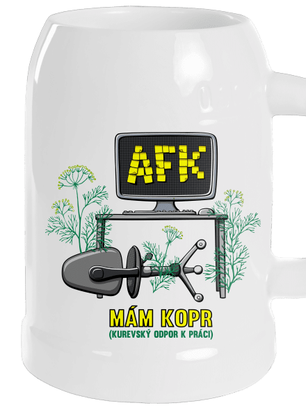Mám kopr půllitr White