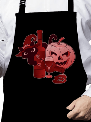 Hello, víno zástěra Black