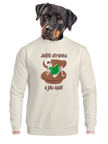 Ještě stránku unisex mikina bez kapuce Off White