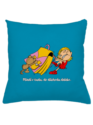 Školačka polštář Blue Turquoise