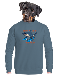 unisex mikina bez kapuce