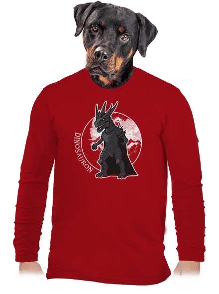 Dinosauron pánské dlouhý rukáv Red