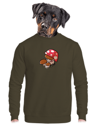 unisex mikina bez kapuce