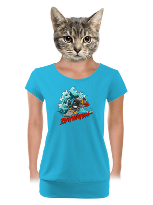 dámské tričko s lemem