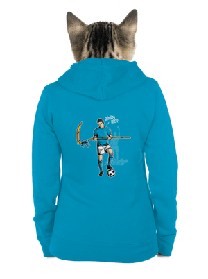 Dávám kosy dámská mikina na zip Blue Atol