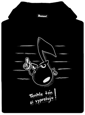 Tón pánská mikina klokanka Black