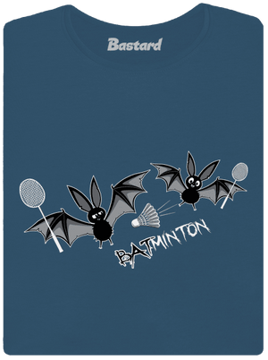 Batminton dámské tričko premium Petrol Blue