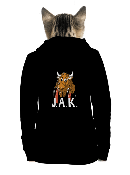 Jak dámská mikina na zip Black