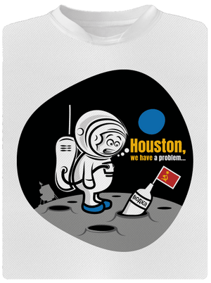 Máme problém dětské sportovní tričko White