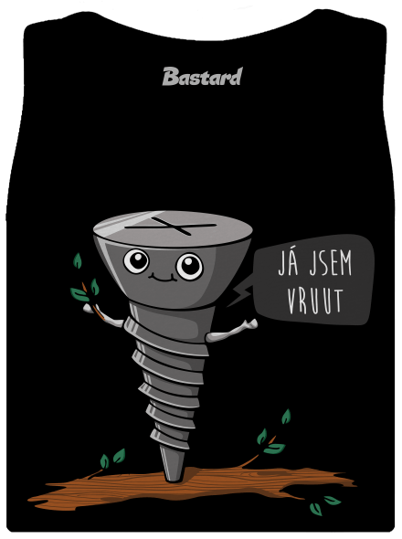 Já jsem Vruut dámské tílko klasické Black