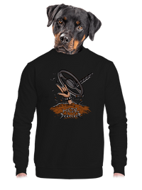 unisex mikina bez kapuce